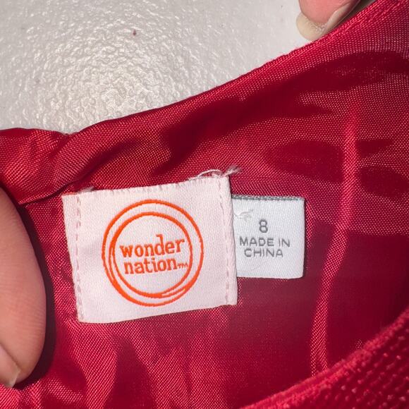 Wonder Nation Girls 8 Dress with Shrug Special Occasion Holiday Formal - Picture 10 of 14